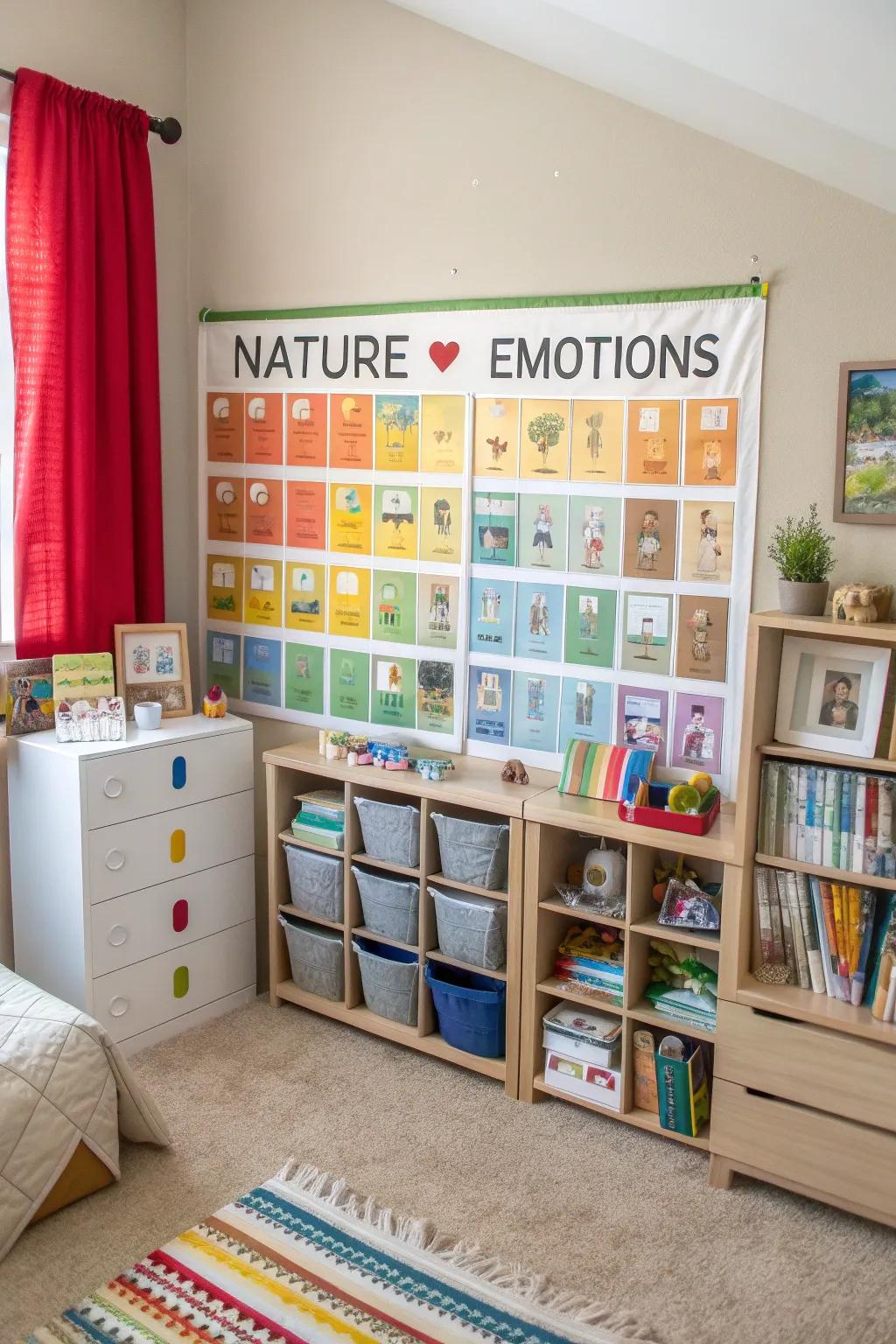 Arrange words by theme for an engaging and educational display.