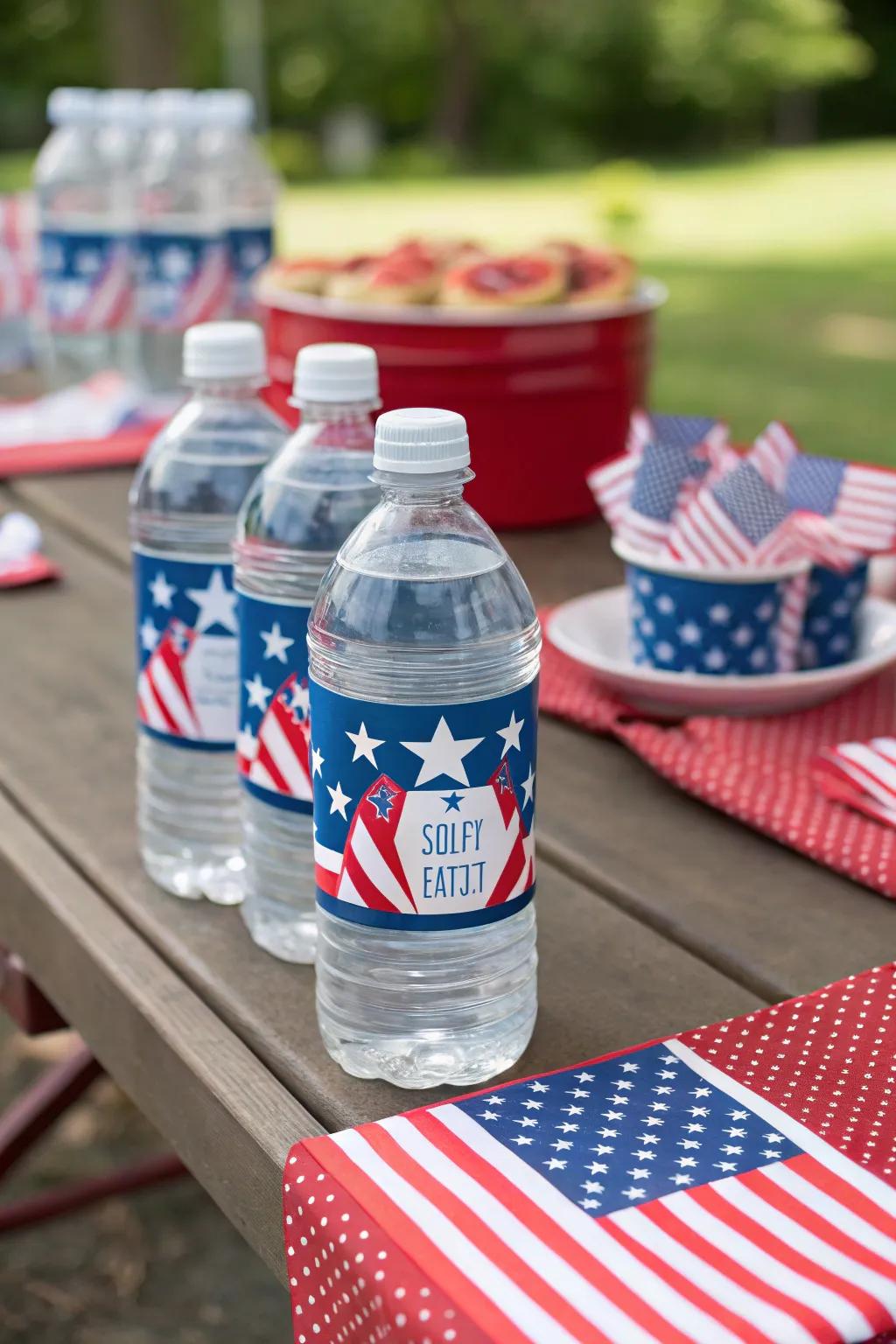 Personalized drink bottles for thematic hydration
