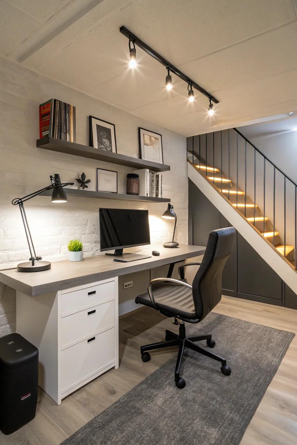 Conceptualize a work chamber that elevates productivity and comfort.
