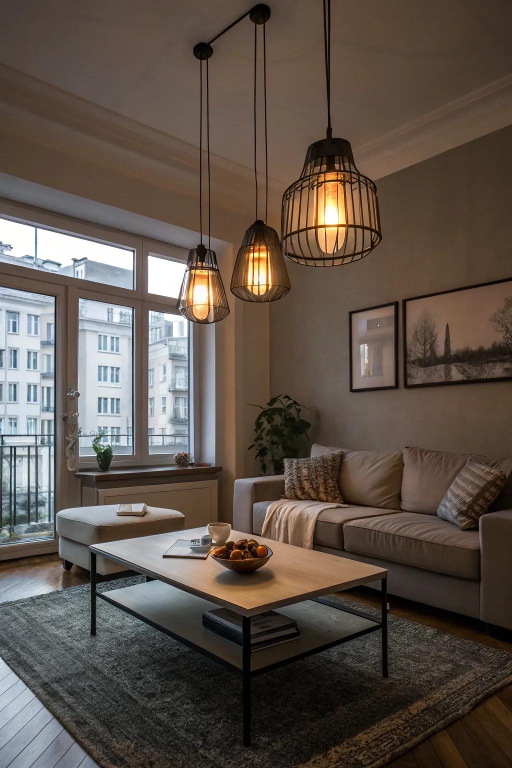 Refined lighting choices can enhance the atmosphere of any space.
