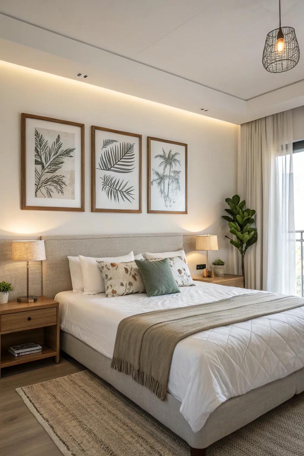 Embrace peace with minimalist art designs.
