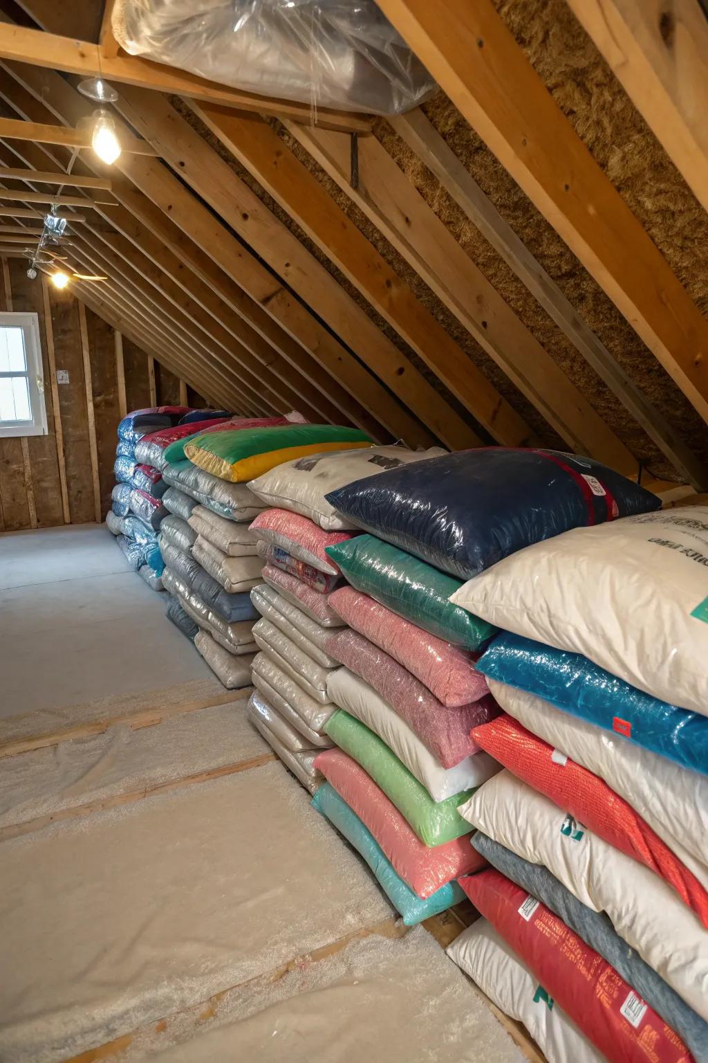 Vacuum pouches represent the quintessential solution for compressing bulky items.