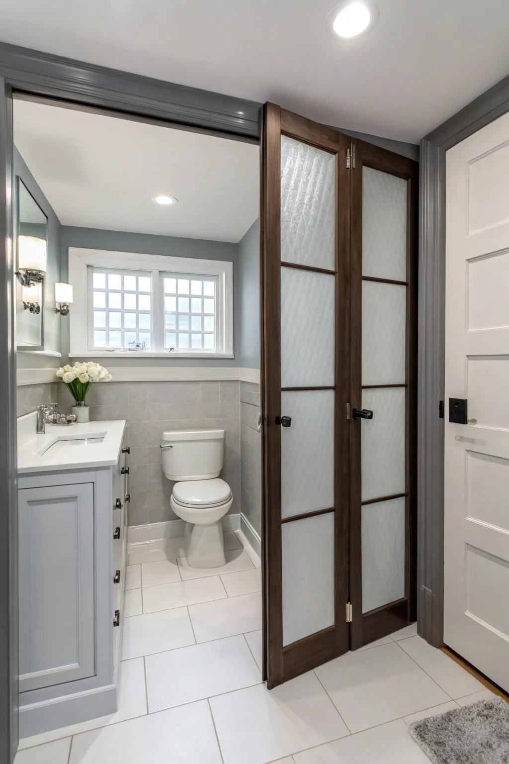 Bi-fold doors deliver space-saving functionality in confined spaces.