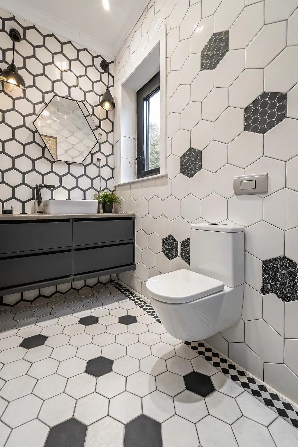 Symmetrical layouts introduce a modern element with accurate patterns.