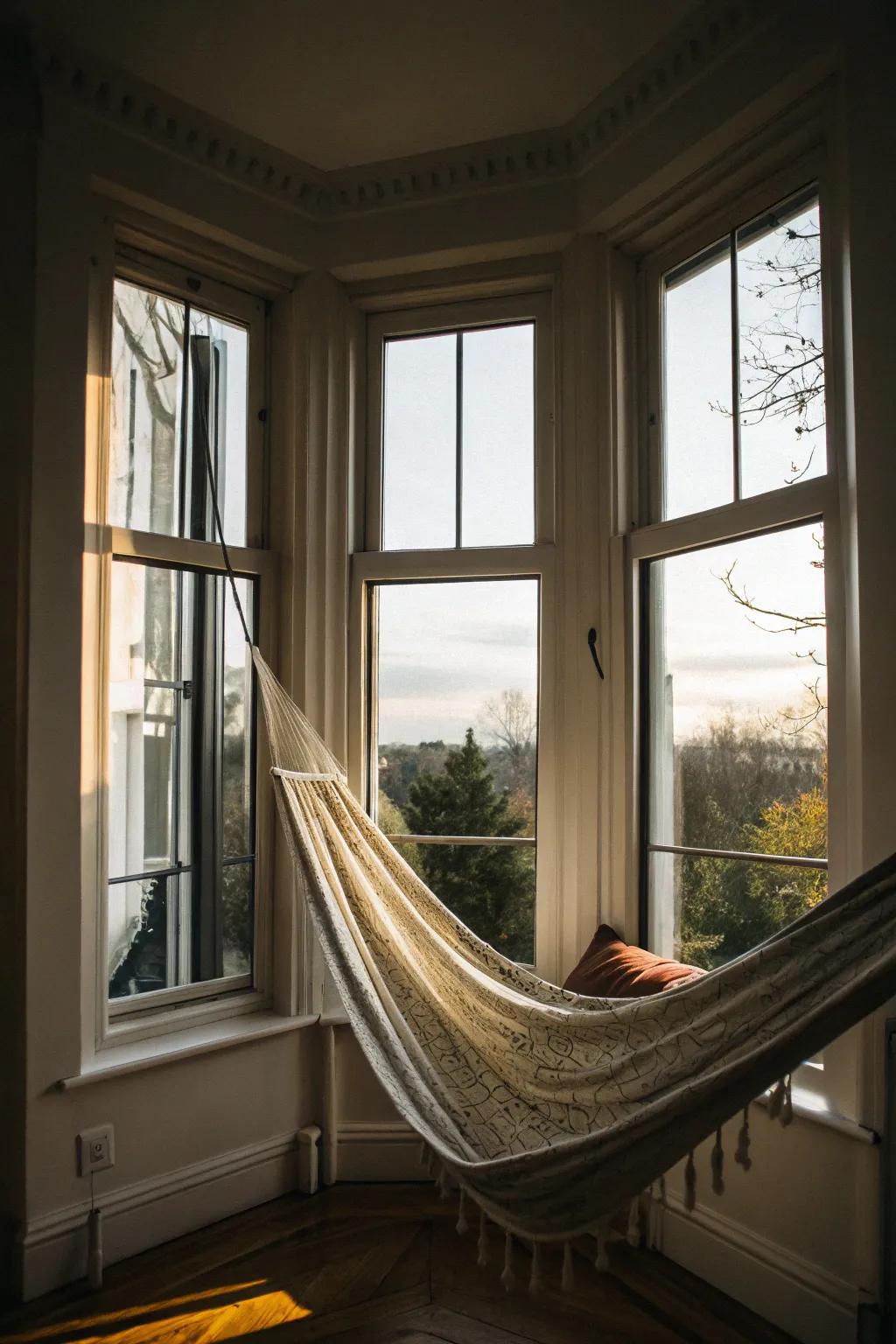 Incorporate a swing for a whimsical and relaxing touch.