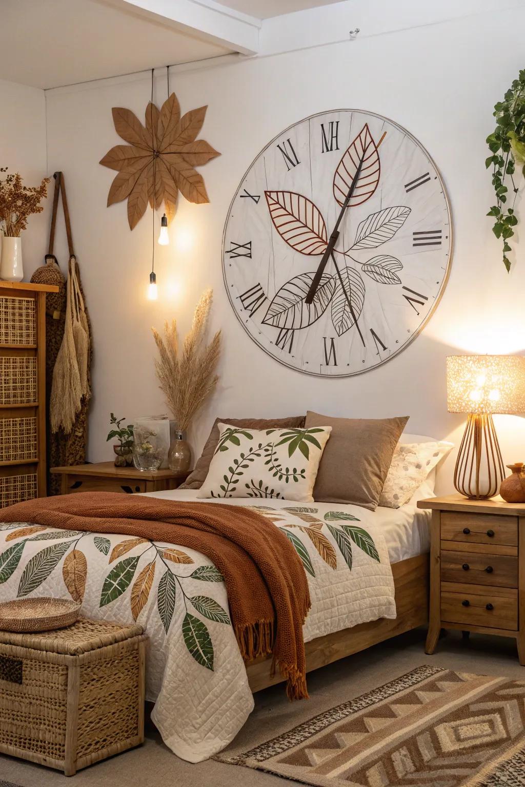 Customize your space with a thematic clock that echoes your personal style.