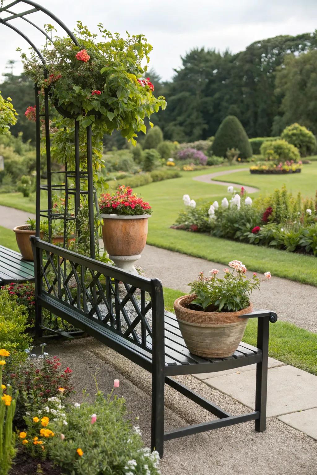 Backless benches grant versatility and distinct display opportunities.