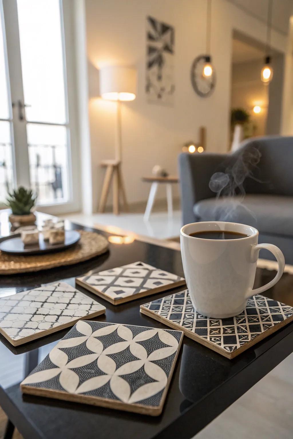 Fashionable surface protectors are both practical and attractive.