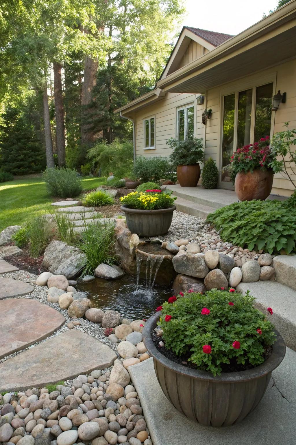 Elevate your garden's visual appeal with artful, decorative elements.