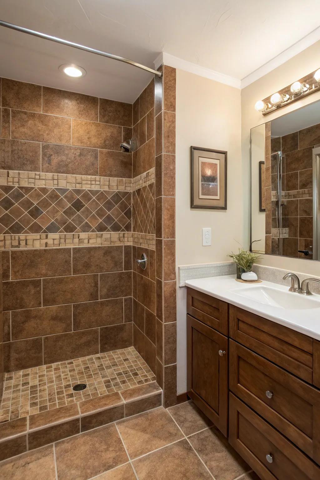 Create an impression with a bold emphasized divider.