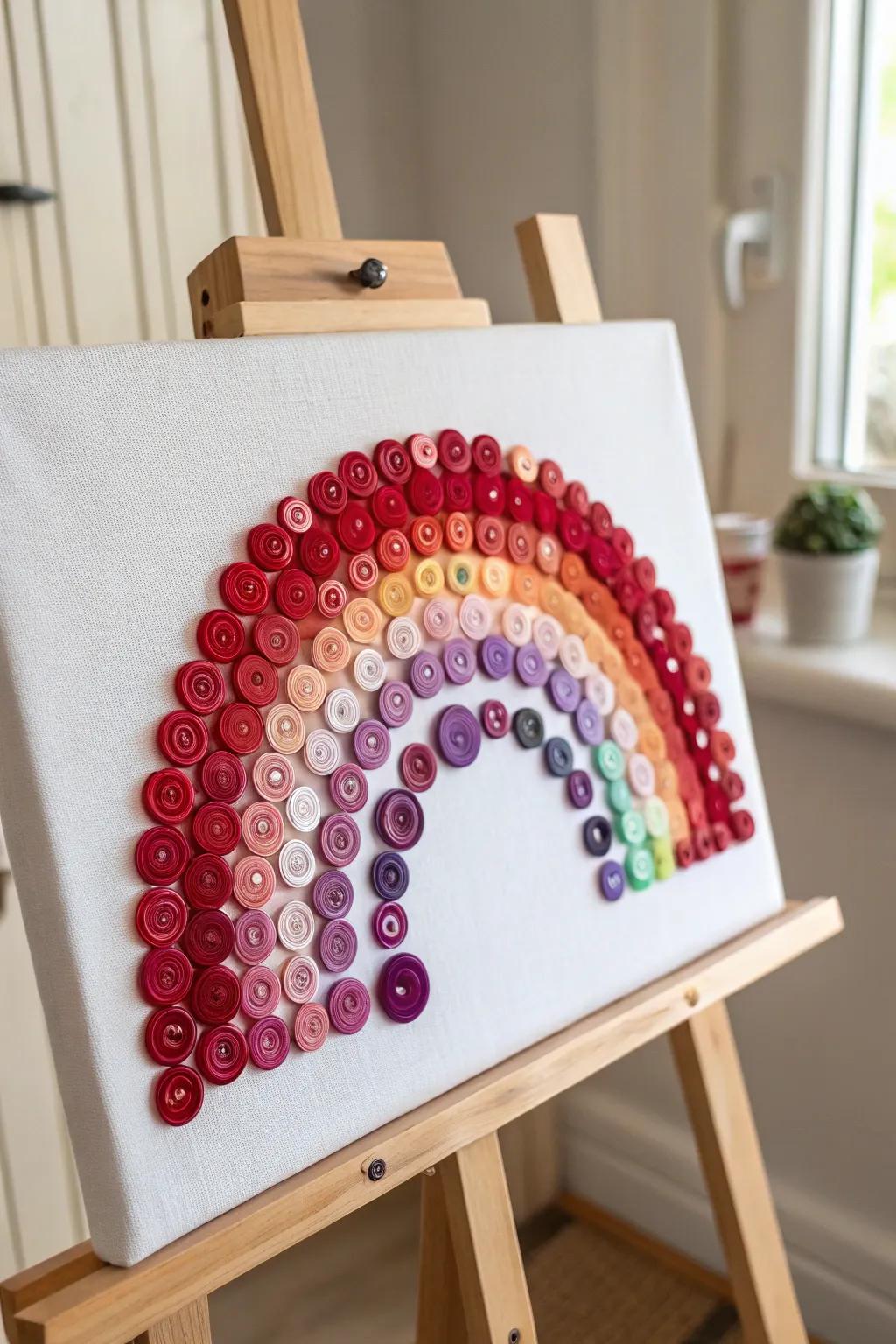 Crafting a colorful world, one button at a time. 🌈✨