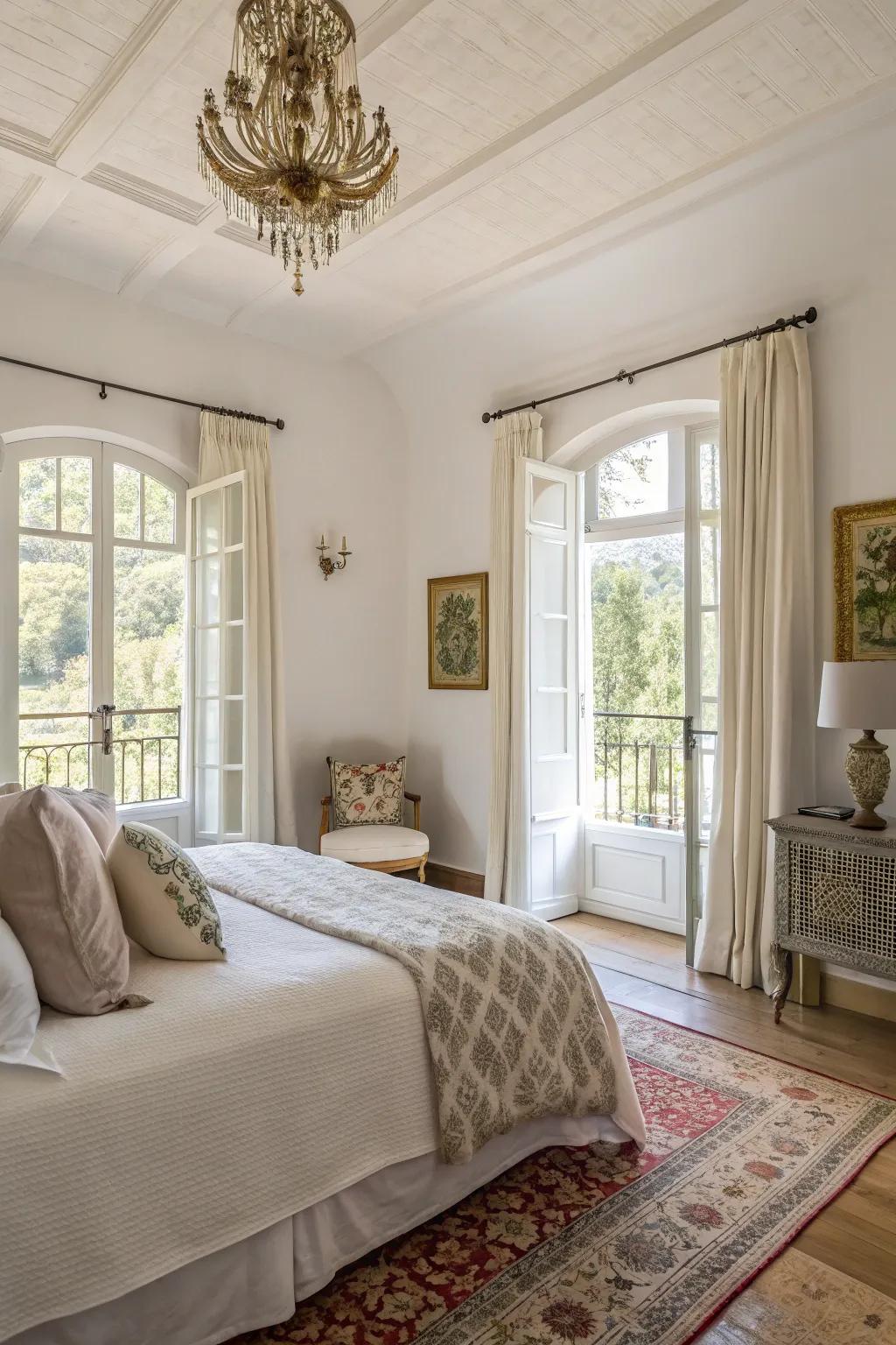 Soft cream walls can offer that airy and pure feel.