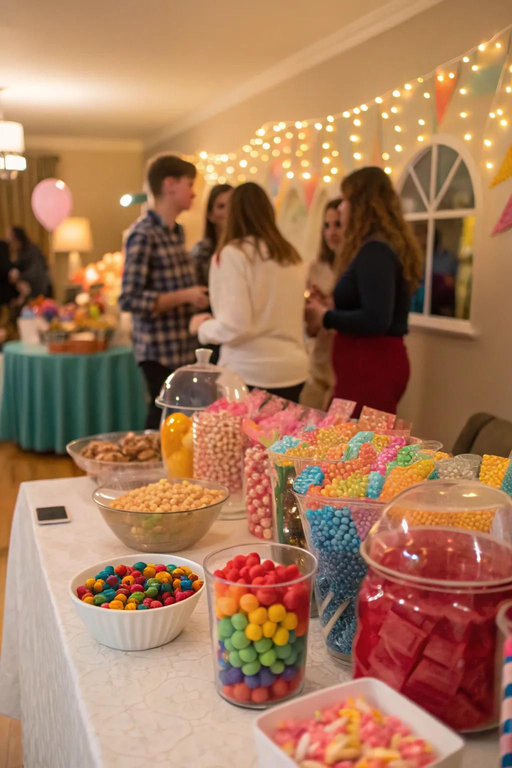 An engaging sweets buffet appropriate for any age.