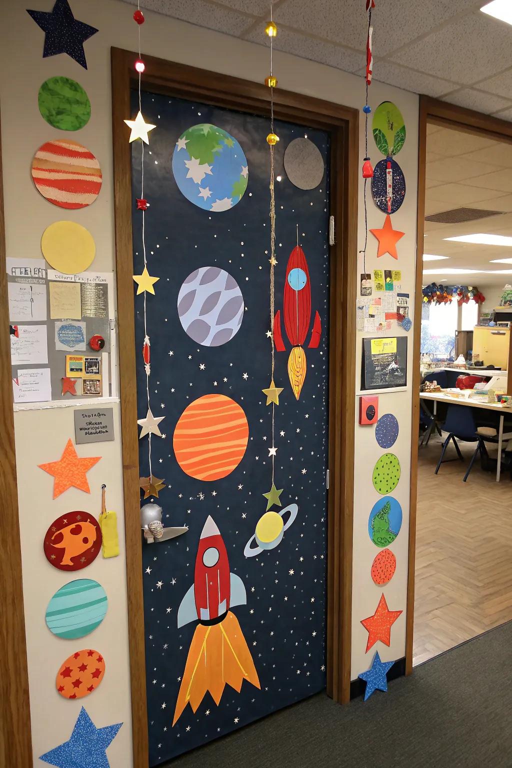 Launch dreams using a cosmic-centered career day door.