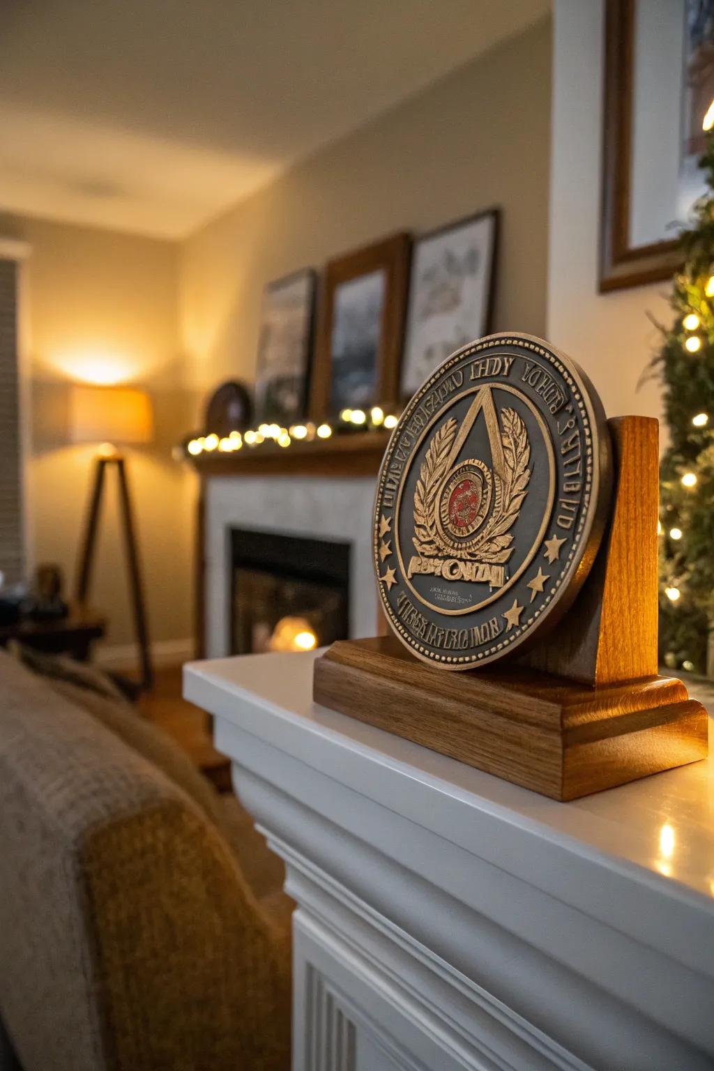 Bespoke engraved exhibits contribute an individual and meaningful element.