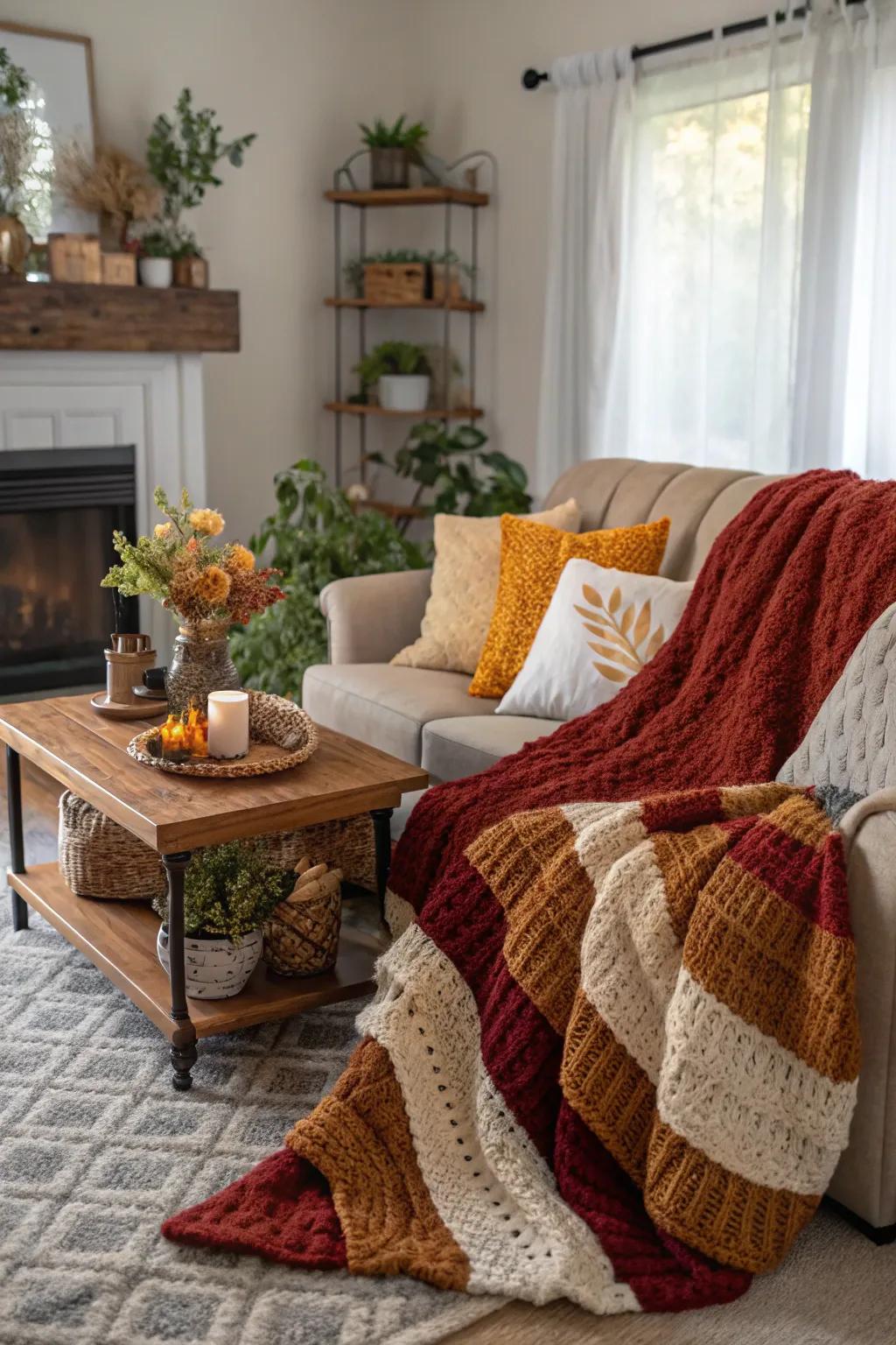 Seasonal shades keep your decoration fresh and exciting.