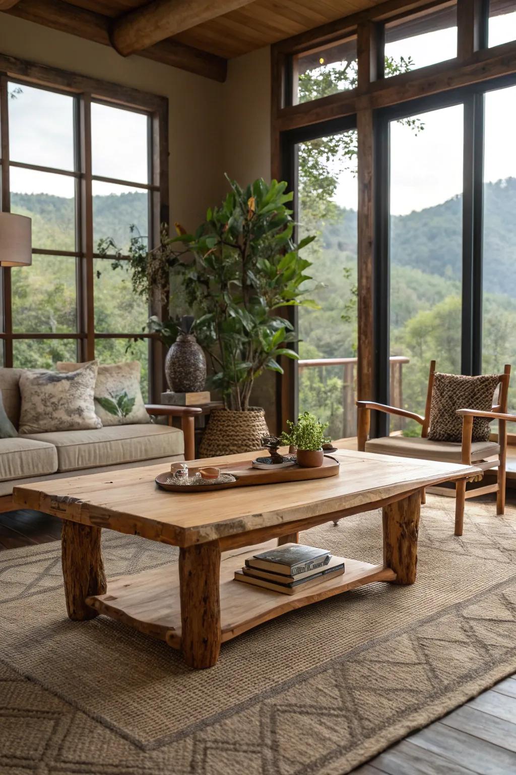Real timber brings organic beauty and a sense of warmth to your interior.