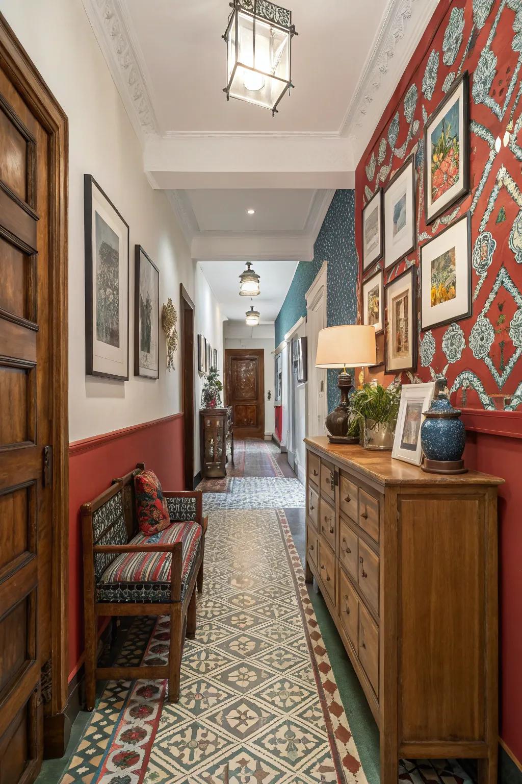 Mixing designs can yield a carefully chosen and individual area.