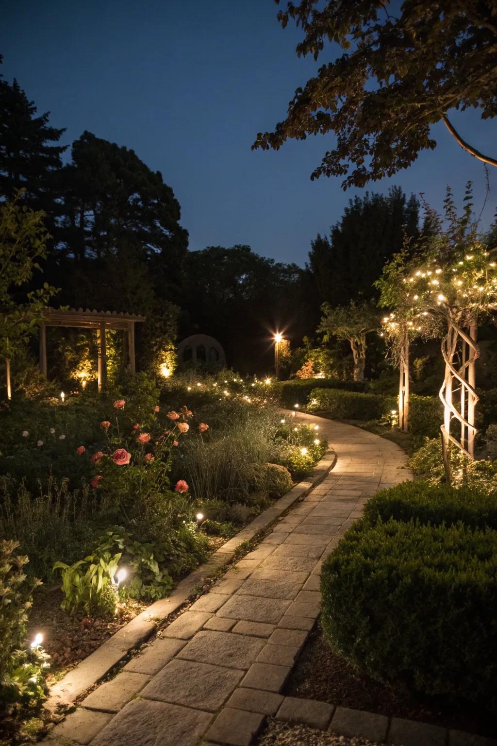 Thoughtful illumination sets the mood.