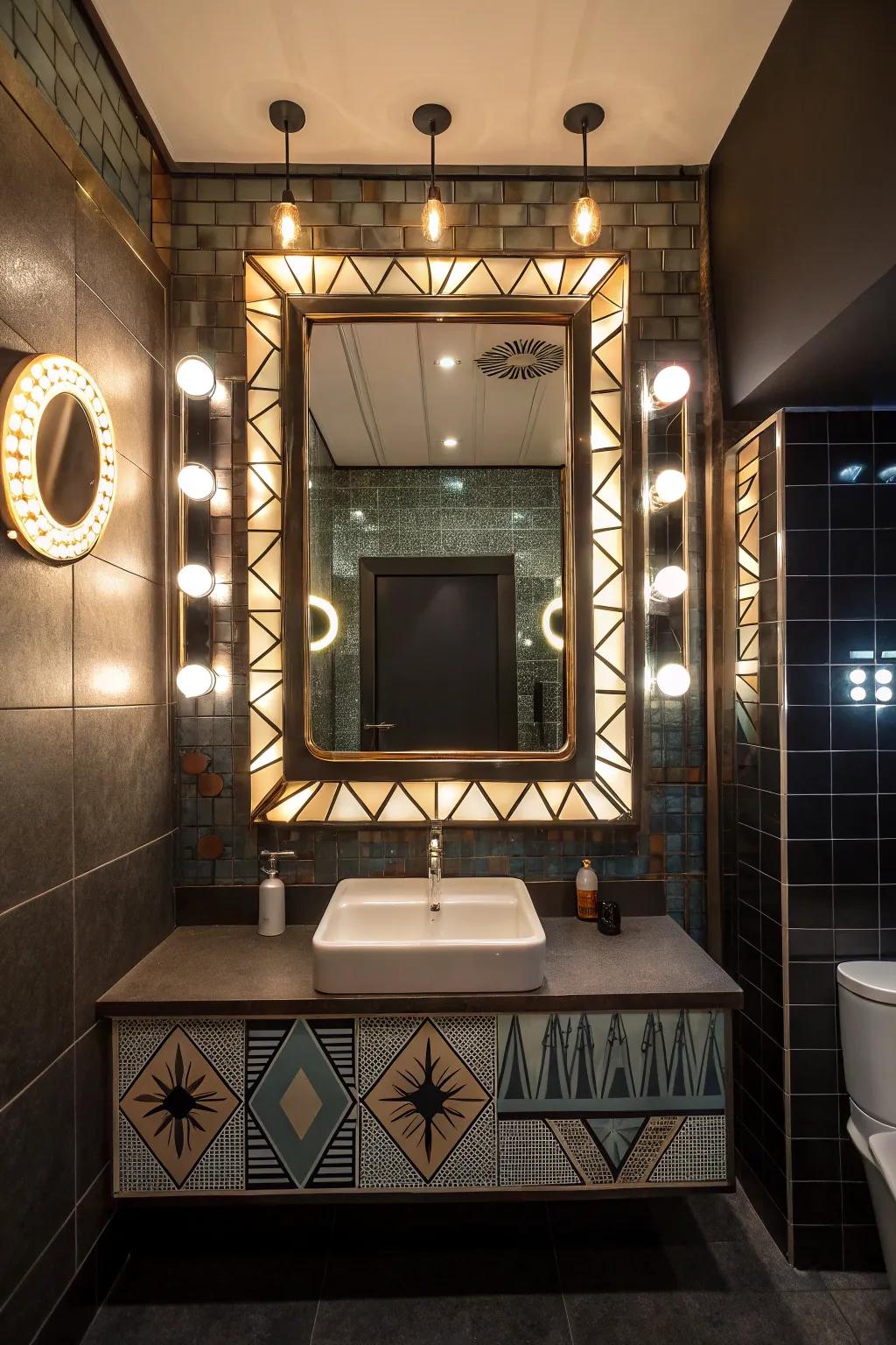 Transform reflectors into practical art pieces.