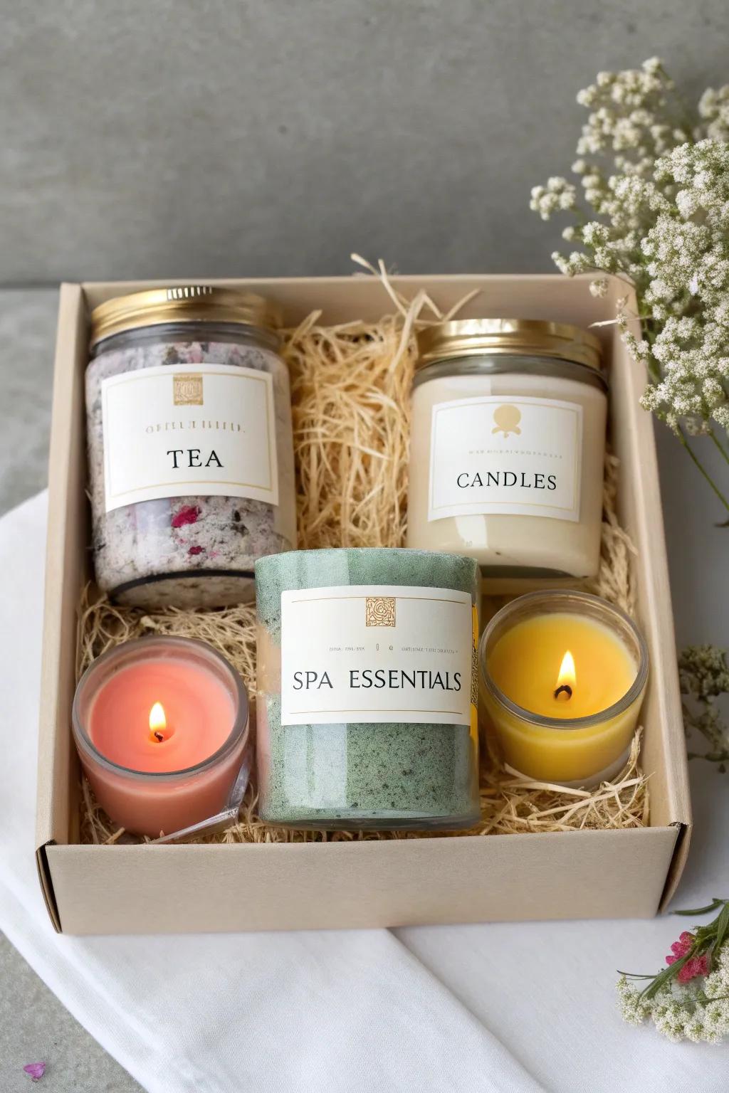 Customized assortment bundles extend a personal approach to pampering.