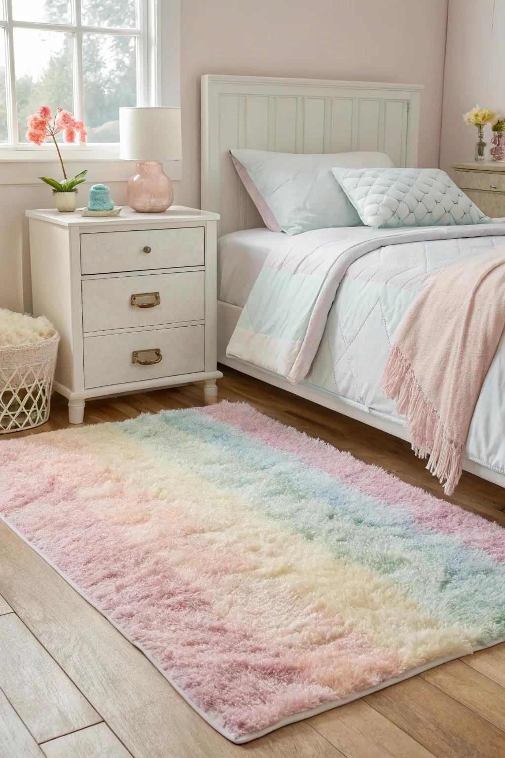Plush rugs bring warmth and comfort to any room.