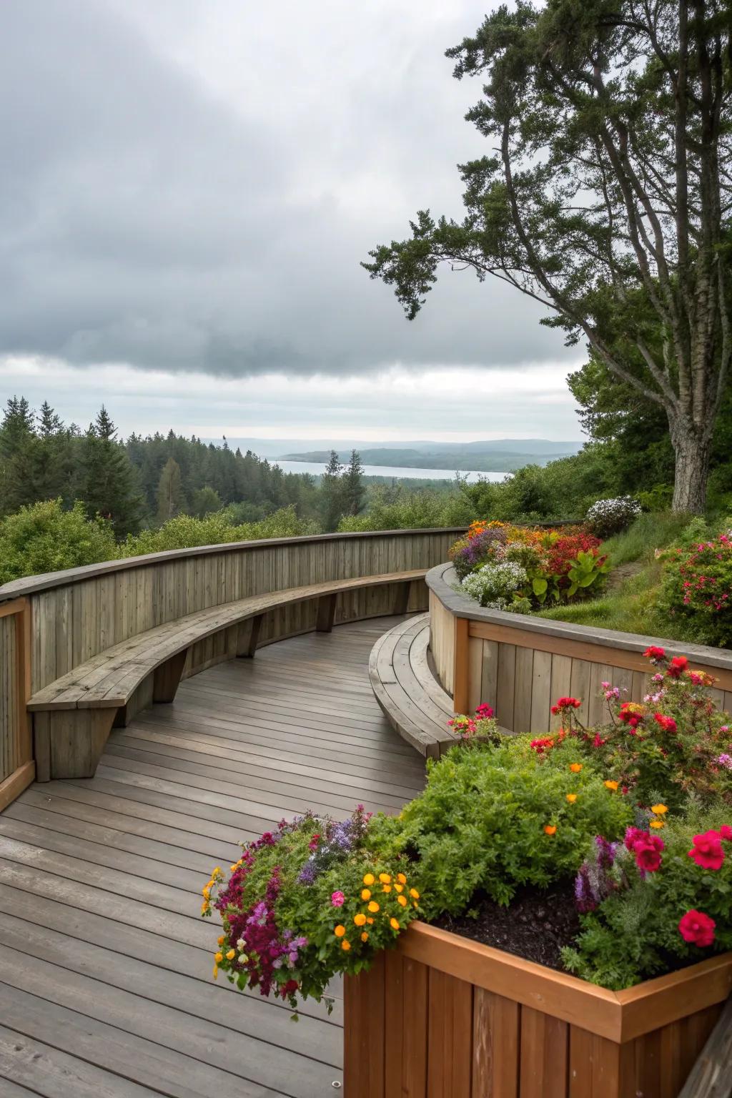 Sophisticated arcs forging a natural rhythm.