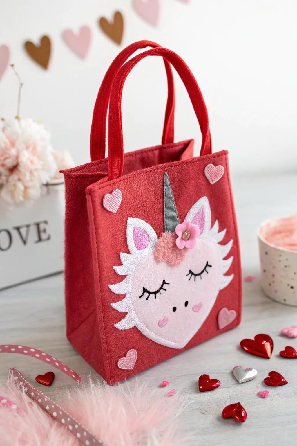 Unicorn visages contribute a magical accent to any present.