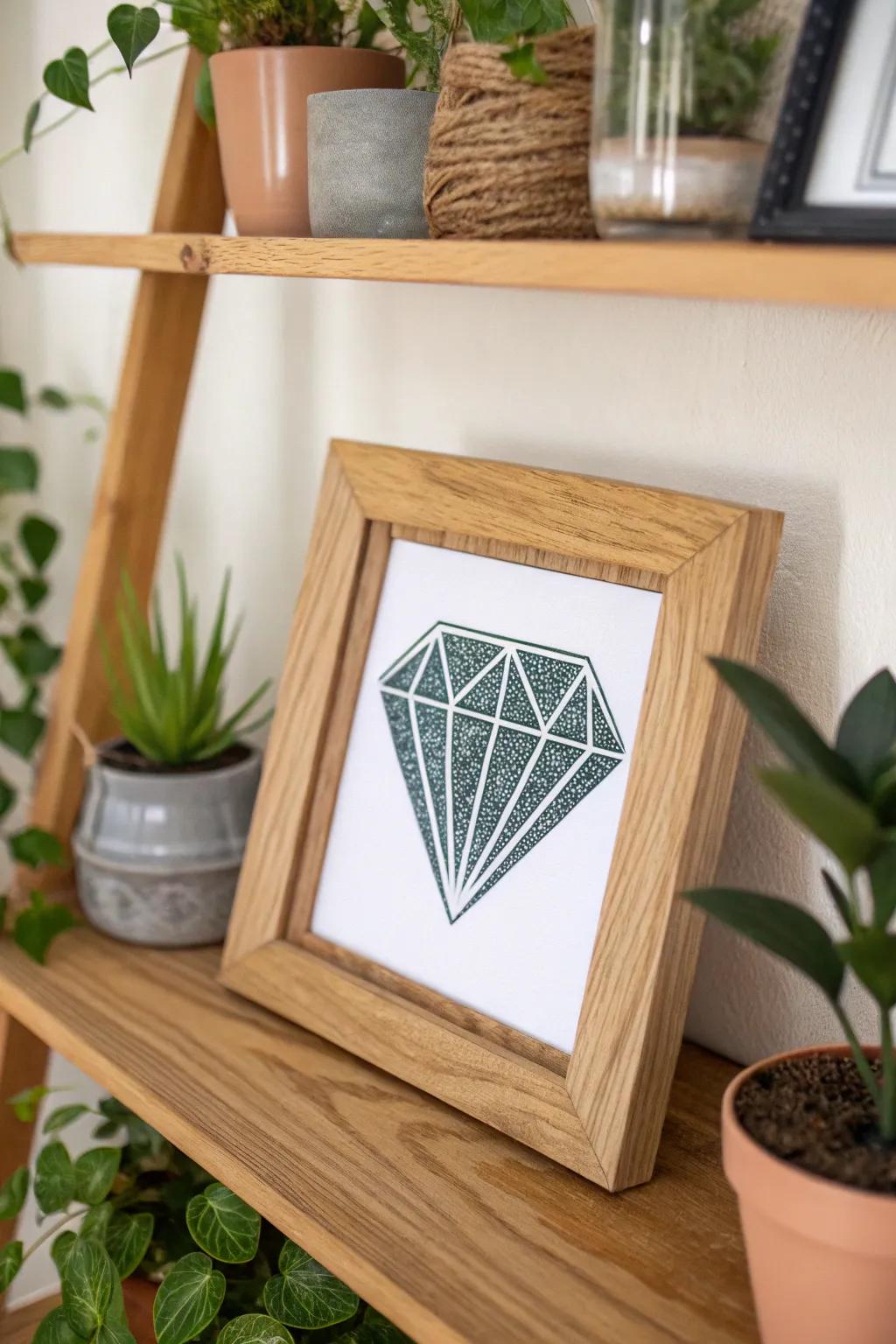 Warmth radiated by natural wood framing.