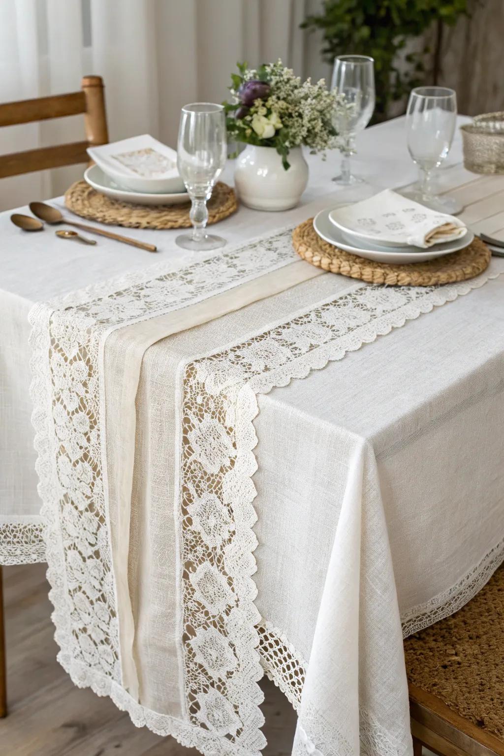 Visually appealing and deep overlapping textiles.
