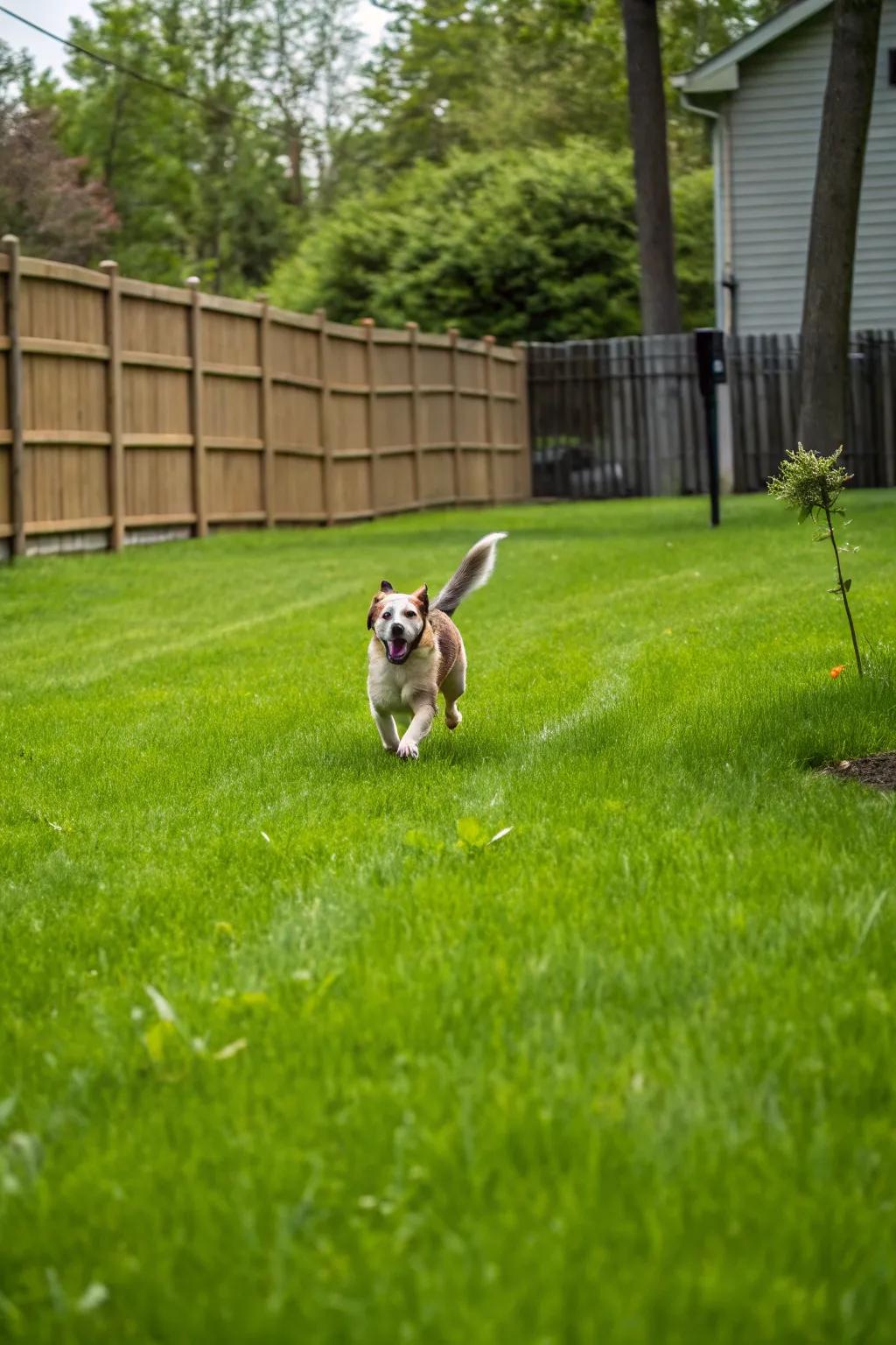 Open spaces allow for carefree running and play.