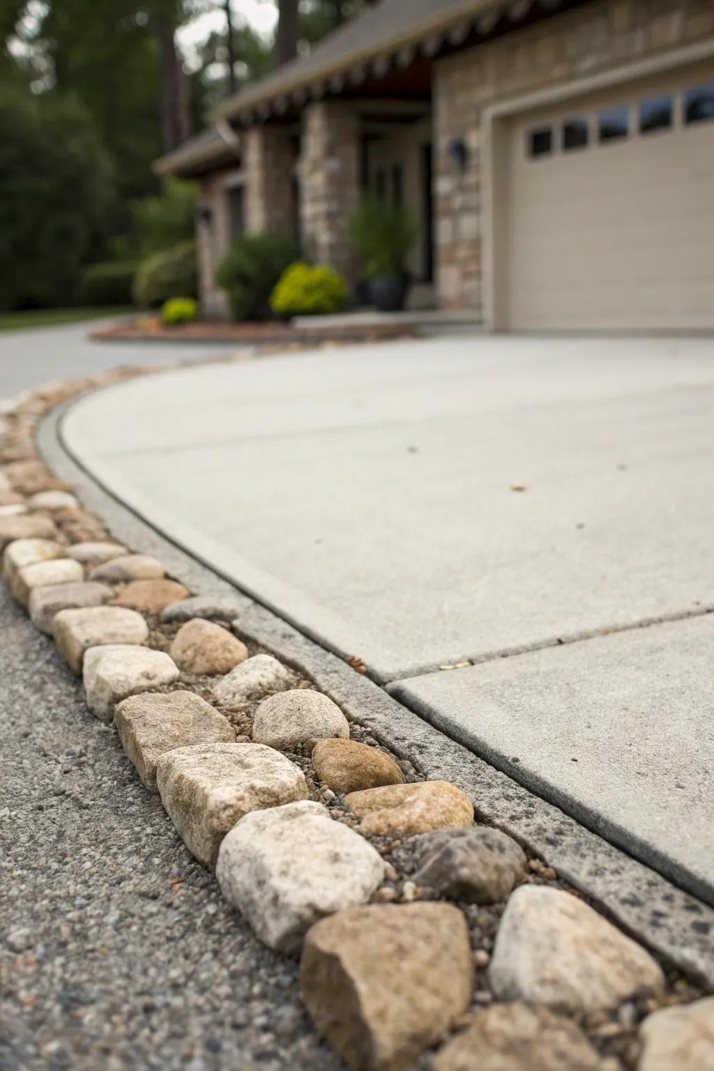 Ornamental perimeters can elevate the aesthetic of any driveway.