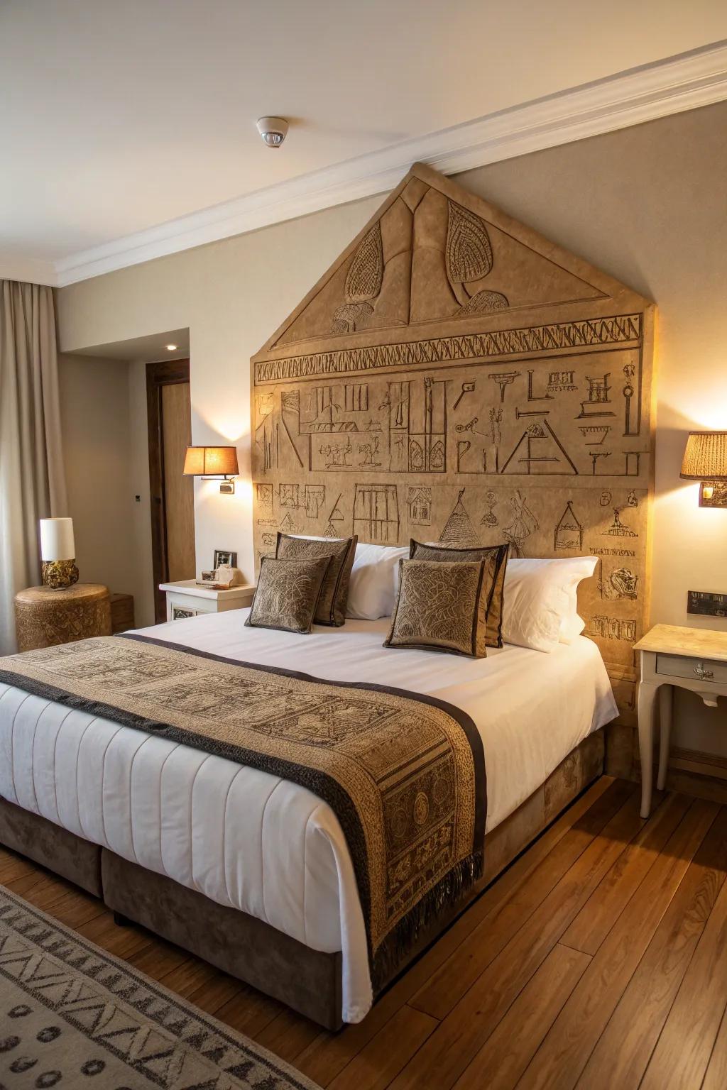 Themed furniture with detailed designs introduces sophistication and allure.