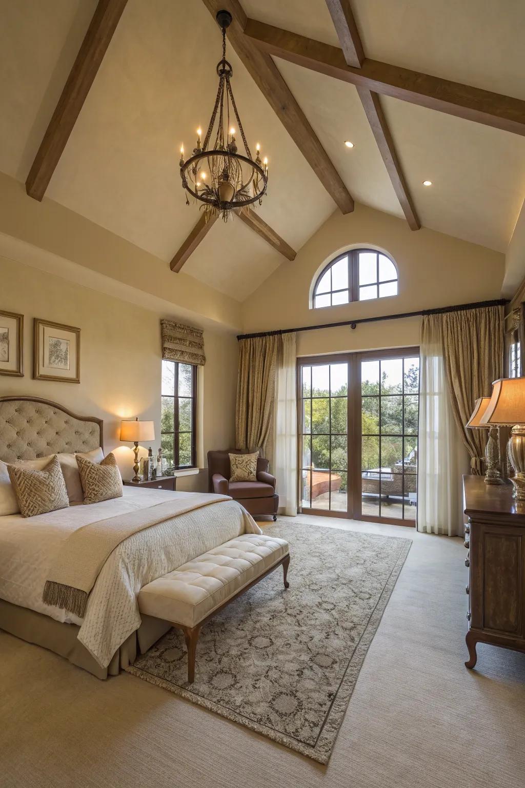 Roominess enhances the sense of luxury and openness.