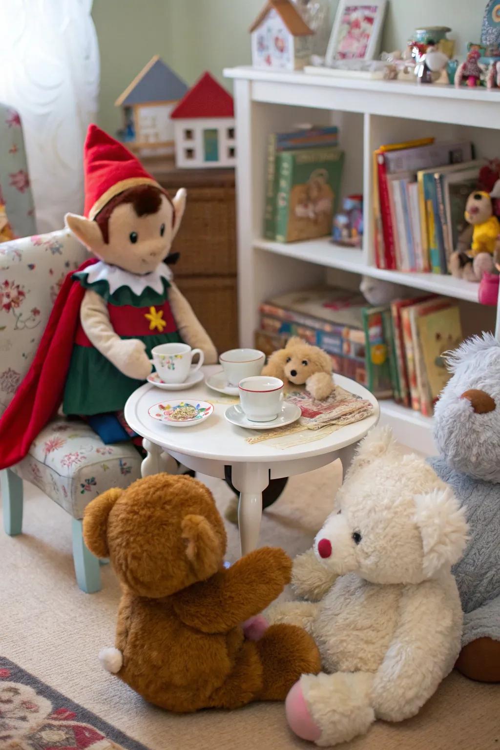 Invite your pixie and buddies for a delightful tea time.
