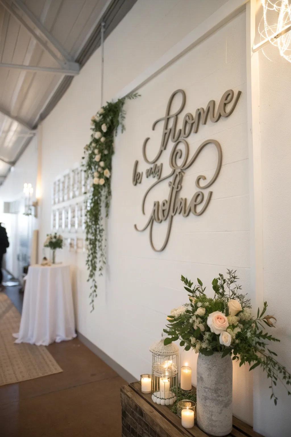 Refined typography converts markers into artistic statements.