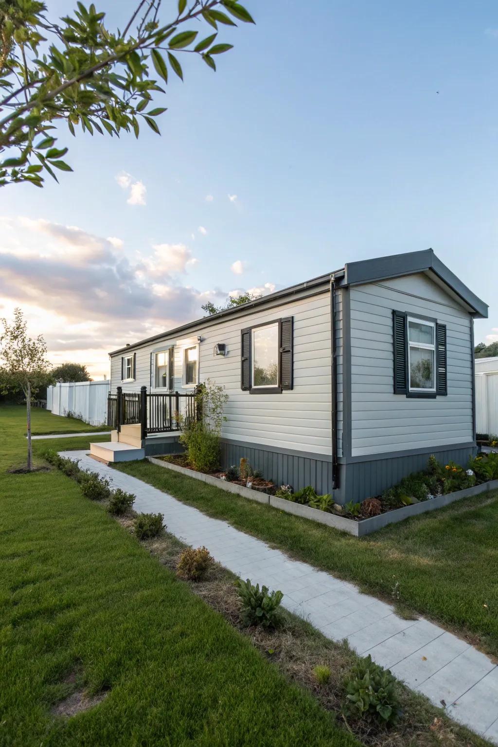 Light gray proposes a modern and refined aesthetic.