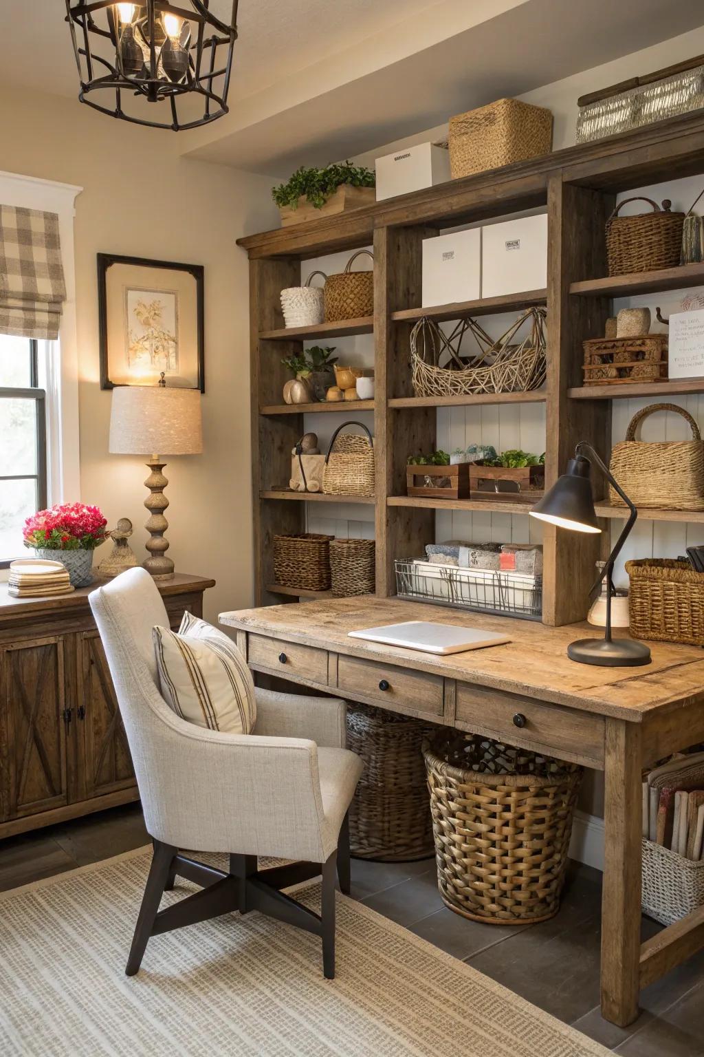 Individual touches using distinct farmhouse design.