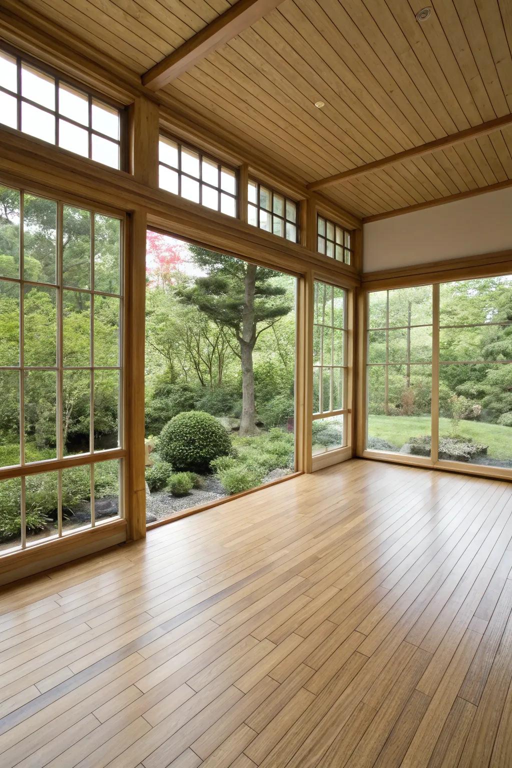 Bamboo flooring offers an eco-friendly and stylish choice for environmentally conscious homeowners.