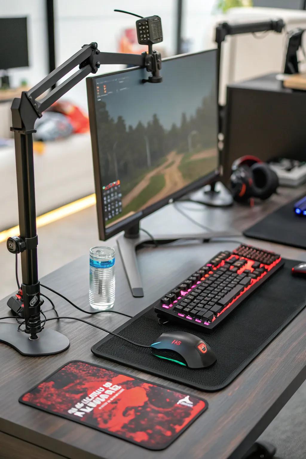 Desk accessories combine practicality with style.