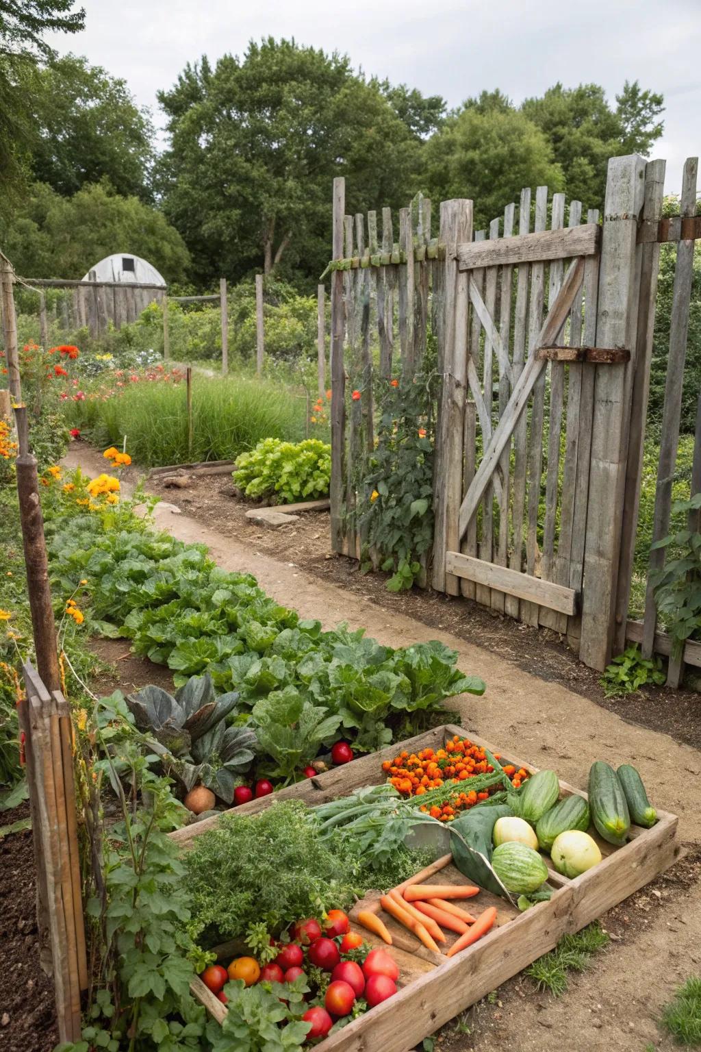 Practical entryways blend functionality and security for your garden.