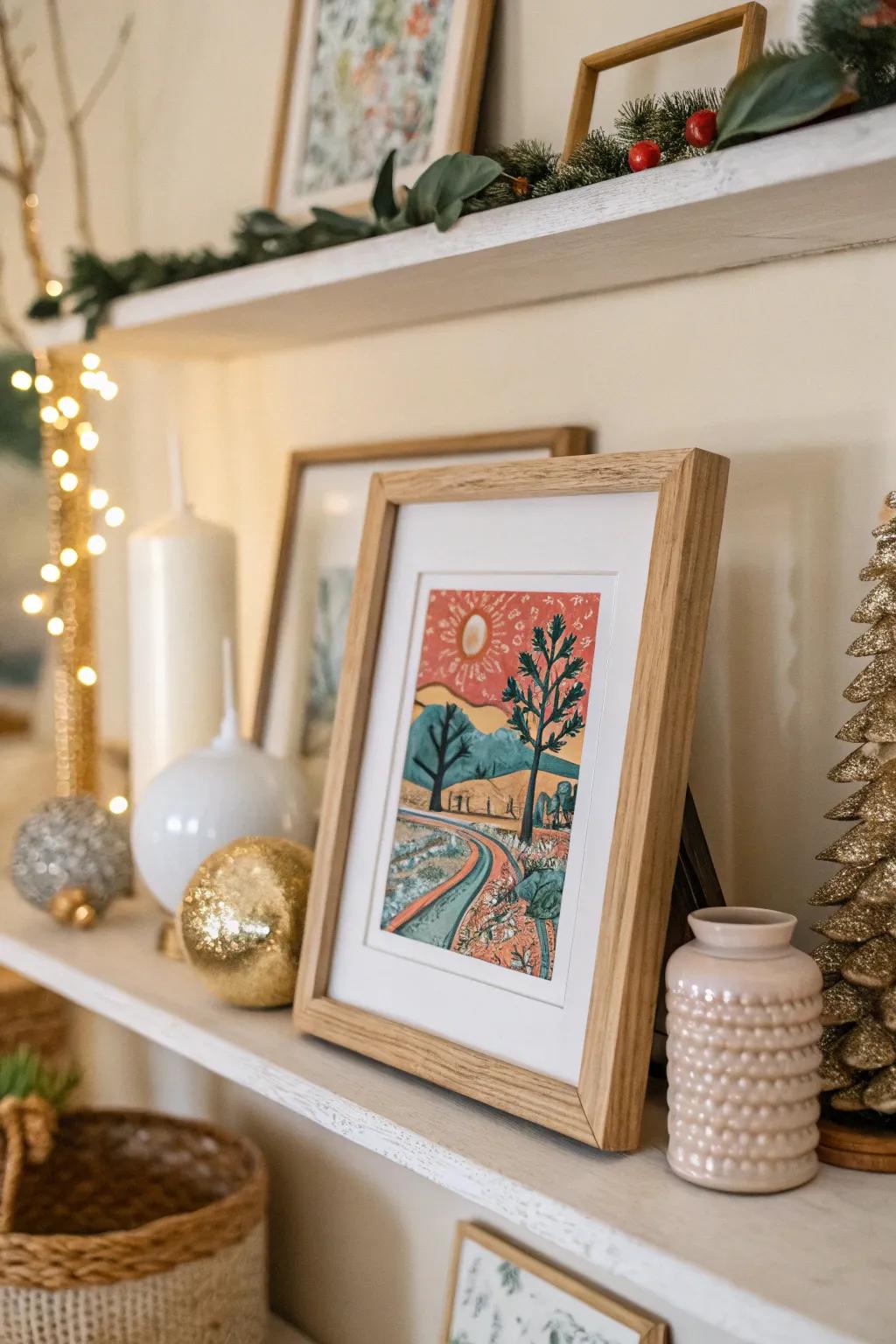 An art print that adds a personal touch to any room.