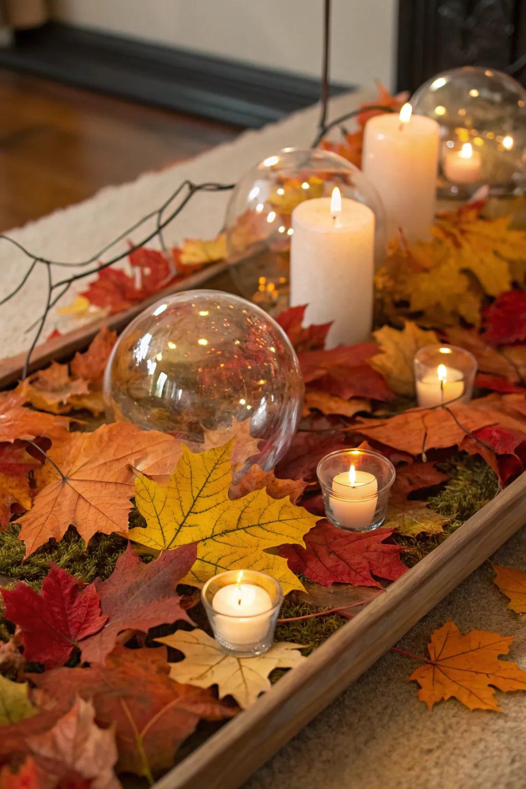 Celebrate special times using crystal accent pieces.