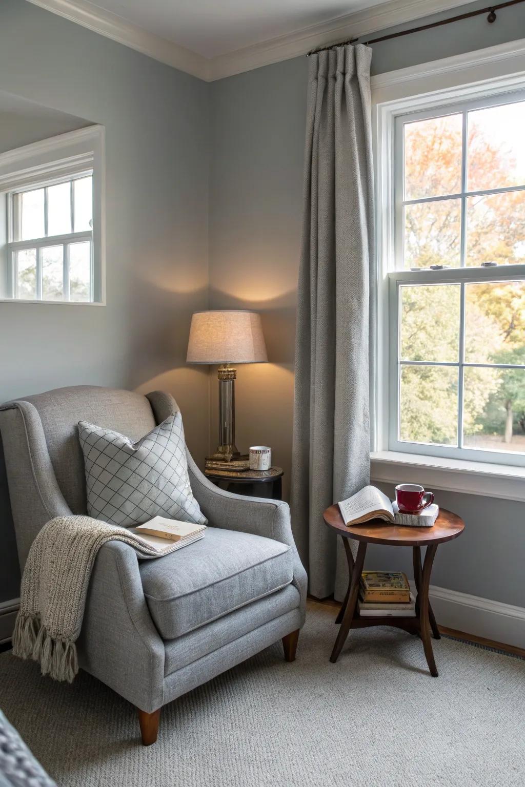 A comfortable corner for moments of leisure and escape.