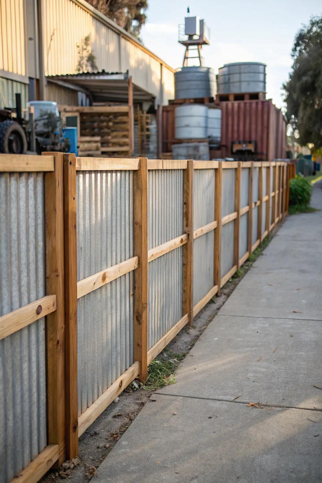 Industrial chic with metallic and timber.