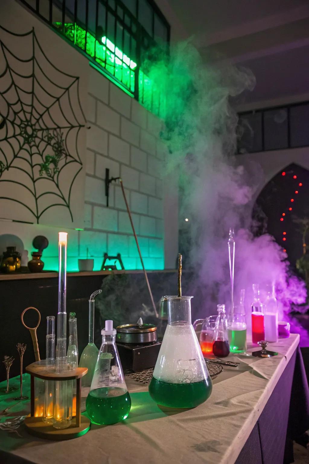 Make crazy science come to life by having a frightening research center layout.