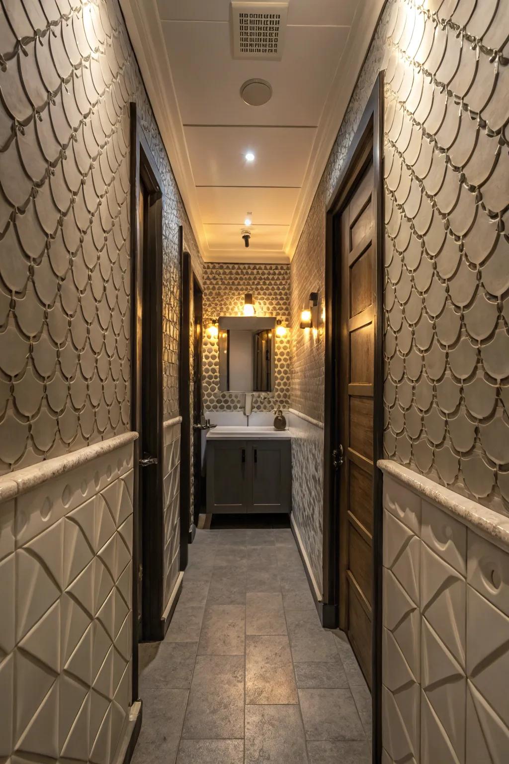 Textures add dimension and interest.