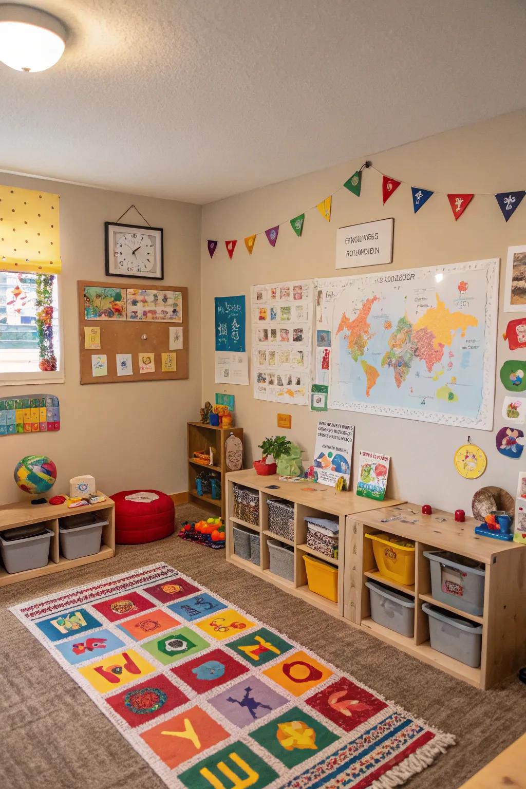 Thematic decorations crafted to provide an engaging atmosphere.