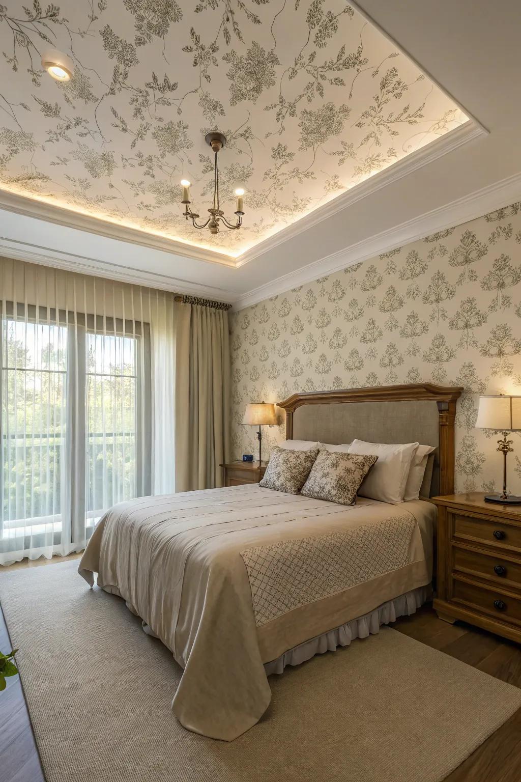 Ceiling decor adds an unexpected and intriguing element to any space.