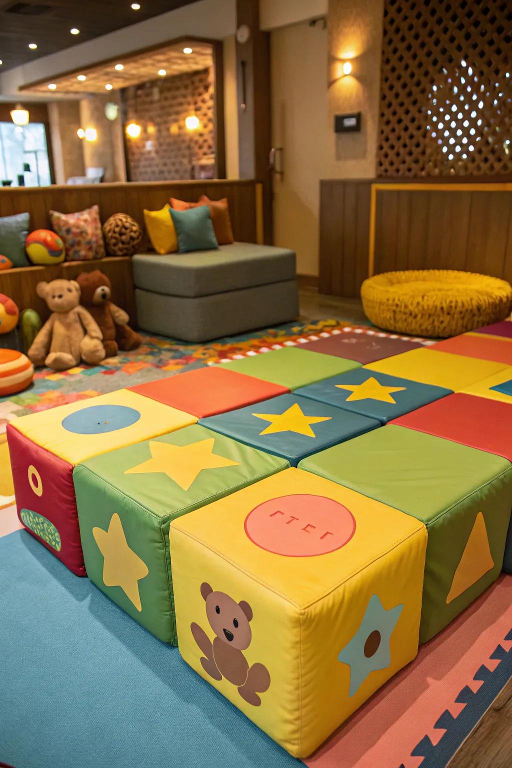Plush recreation refuges afford a safeguarding milieu intended for vibrant toddlers.
